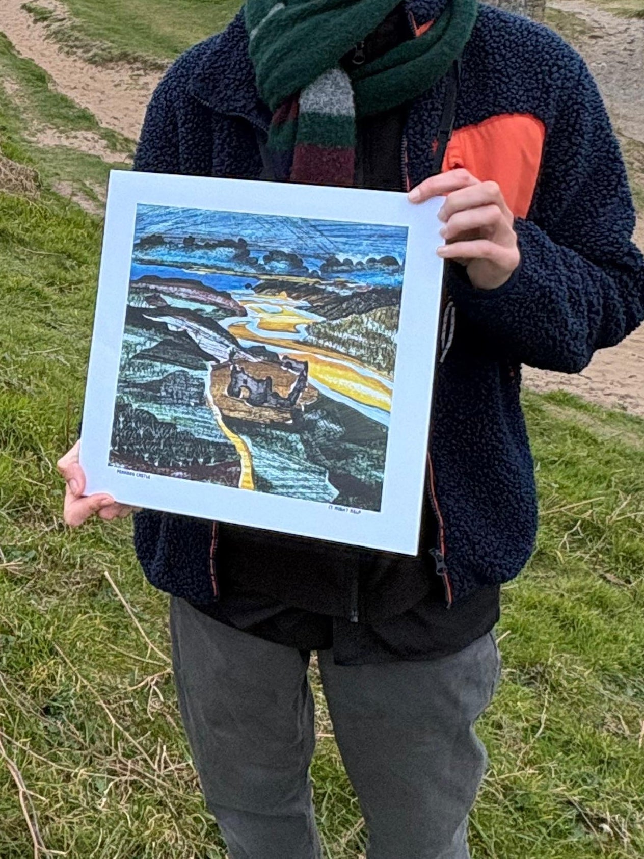 Pennard Castle print