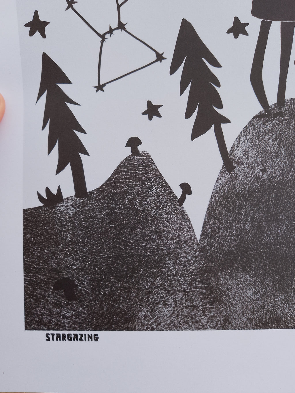 Gower Stargazing Print